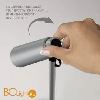 Торшер Eurosvet Joel 80430/1 серебро / хром a054312 - Фото 2