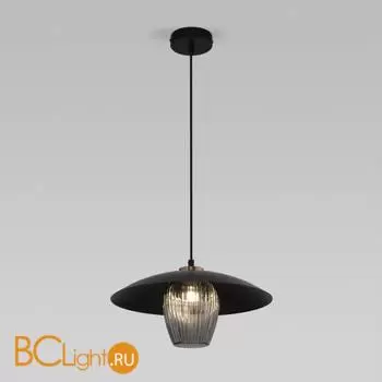 Подвесной светильник Eurosvet Kamari new 50259/1 черный/дымчатый a064946