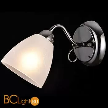 Бра Eurosvet Kamellia 30055/1 черный жемчуг