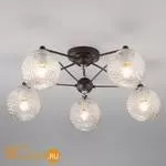 Потолочная люстра Eurosvet Karo 70077/5 графит