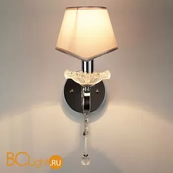 Бра Eurosvet Kelly 10085/1 хром/прозрачный хрусталь Strotskis - Фото 1