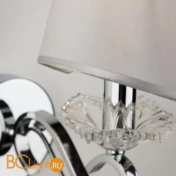 Бра Eurosvet Kelly 10085/1 хром/прозрачный хрусталь Strotskis - Фото 2