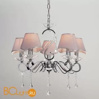 Люстра Eurosvet Kelly 10085/5 хром/прозрачный хрусталь Strotskis