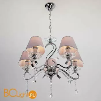 Люстра Eurosvet Kelly 10085/5 хром/прозрачный хрусталь Strotskis - Фото 1