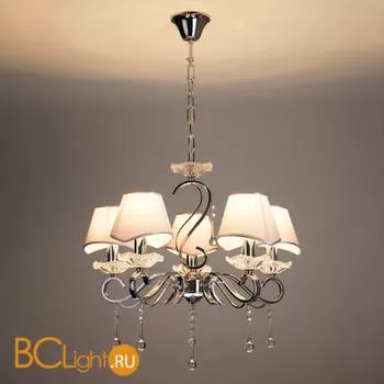 Люстра Eurosvet Kelly 10085/5 хром/прозрачный хрусталь Strotskis - Фото 2