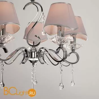 Люстра Eurosvet Kelly 10085/5 хром/прозрачный хрусталь Strotskis - Фото 3