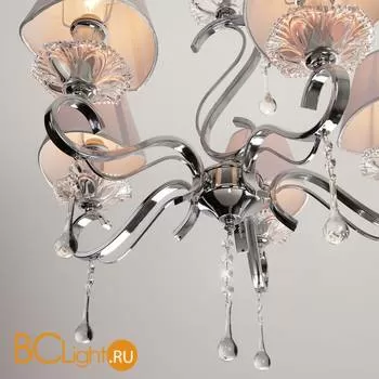 Люстра Eurosvet Kelly 10085/5 хром/прозрачный хрусталь Strotskis - Фото 4