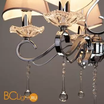 Люстра Eurosvet Kelly 10085/5 хром/прозрачный хрусталь Strotskis - Фото 5