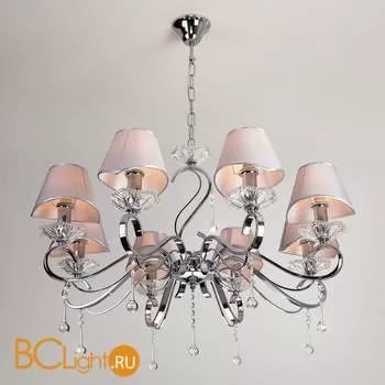 Люстра Eurosvet Kelly 10085/8 хром/прозрачный хрусталь Strotskis - Фото 1