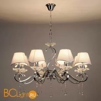 Люстра Eurosvet Kelly 10085/8 хром/прозрачный хрусталь Strotskis - Фото 2