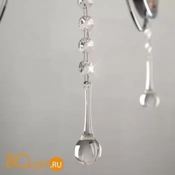 Люстра Eurosvet Kelly 10085/8 хром/прозрачный хрусталь Strotskis - Фото 6