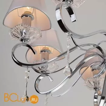 Люстра Eurosvet Kelly 10085/8 хром/прозрачный хрусталь Strotskis - Фото 7