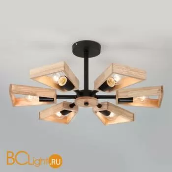 Потолочная люстра Eurosvet Klark 70056/6 черный - Фото 1