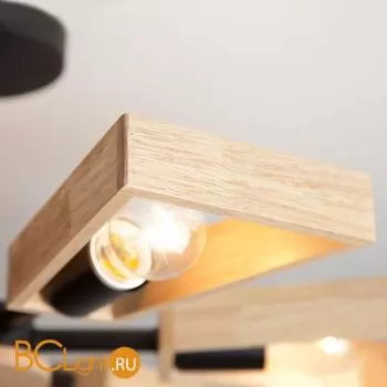 Потолочная люстра Eurosvet Klark 70056/6 черный - Фото 0