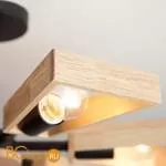 Потолочная люстра Eurosvet Klark 70056/6 черный - Фото 0