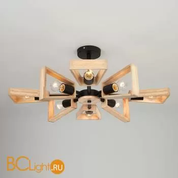 Потолочная люстра Eurosvet Klark 70056/8 черный