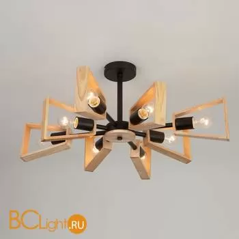 Потолочная люстра Eurosvet Klark 70056/8 черный - Фото 1