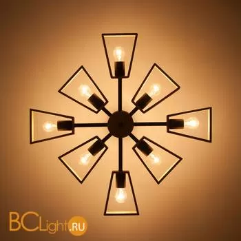 Потолочная люстра Eurosvet Klark 70056/8 черный - Фото 2