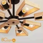 Потолочная люстра Eurosvet Klark 70056/8 черный - Фото 3