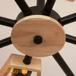 Потолочная люстра Eurosvet Klark 70056/8 черный - Фото 5