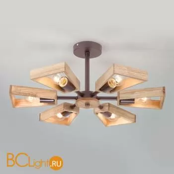 Потолочная люстра Eurosvet Klark 70056/6 кофе