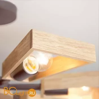 Потолочная люстра Eurosvet Klark 70056/6 кофе - Фото 0