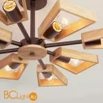 Потолочная люстра Eurosvet Klark 70056/8 кофе - Фото 1