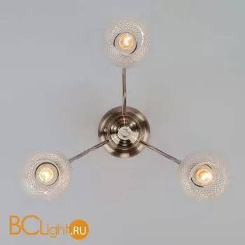 Потолочная люстра Eurosvet Kristin 30139/3 античная бронза - Фото 1