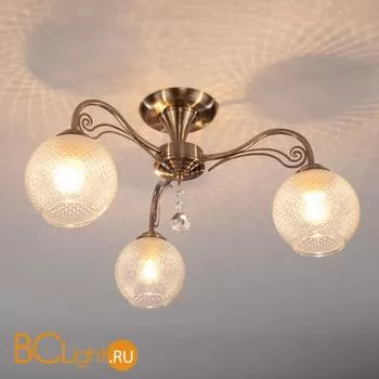 Потолочная люстра Eurosvet Kristin 30139/3 античная бронза - Фото 3