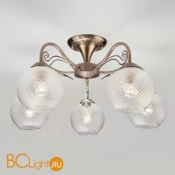 Потолочная люстра Eurosvet Kristin 30139/5 античная бронза