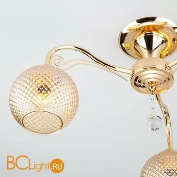 Потолочная люстра Eurosvet Kristin 30139/3 золото - Фото 1