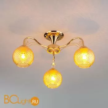 Потолочная люстра Eurosvet Kristin 30139/3 золото - Фото 0