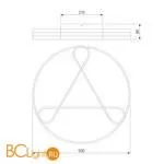 Потолочный светильник Eurosvet Kristo 90232/3 хром - Фото 1