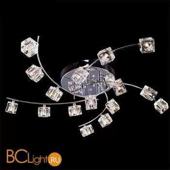 Потолочная люстра Eurosvet Квадро 4976/16 хром