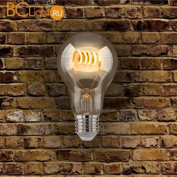 Лампа Eurosvet Classic FD 6W 4200K E27 (A60 спираль прозрачный) 6W - Фото 0