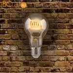 Лампа Eurosvet Classic FD 6W 4200K E27 (A60 спираль прозрачный) 6W - Фото 0