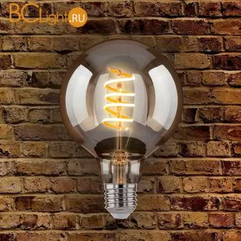 Лампа Eurosvet Classic FD 8W 3300K E27 (G95 спираль тонированный) 8W - Фото 0