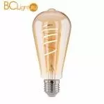 Лампа Eurosvet FDL 8W 3300K E27 (ST64 спираль тонированный) 8W