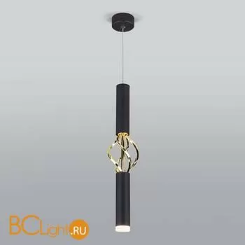 Подвесной светильник Eurosvet Lance 50191/1 LED черный / золото
