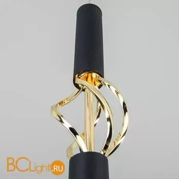 Подвесной светильник Eurosvet Lance 50191/1 LED черный / золото - Фото 1