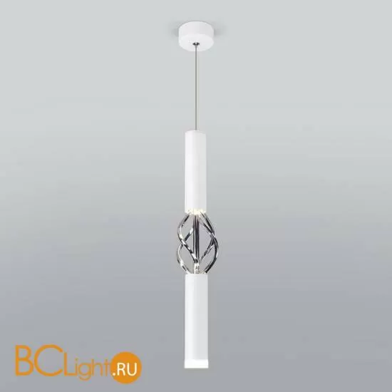 Подвесной светильник Eurosvet Lance 50191/1 LED белый / хром