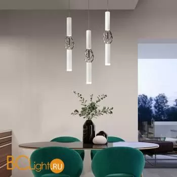 Подвесной светильник Eurosvet Lance 50191/1 LED белый / хром - Фото 3