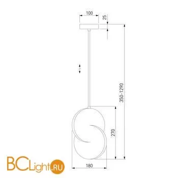 Подвесной светильник Eurosvet Lang 50225/1 LED a057335 - Фото 1