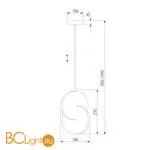 Подвесной светильник Eurosvet Lang 50225/1 LED a057335 - Фото 1