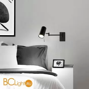 Настенный светильник Eurosvet Lank 20166/1 черный a060717 - Фото 0