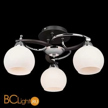 Потолочная люстра Eurosvet Larion 9654/3 хром/венге