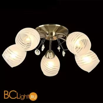 Потолочная люстра Eurosvet Laura 30061/5 античная бронза