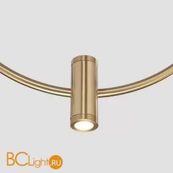 Подвесной светильник Eurosvet Layla new 50257/1 LED латунь a065622 - Фото 2