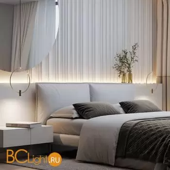 Подвесной светильник Eurosvet Layla new 50257/1 LED латунь a065622 - Фото 3