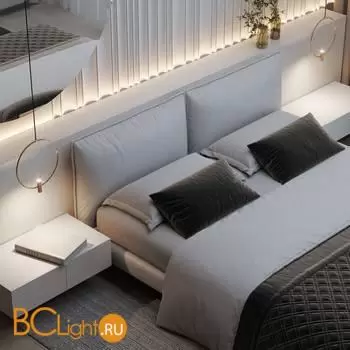 Подвесной светильник Eurosvet Layla new 50257/1 LED латунь a065622 - Фото 4